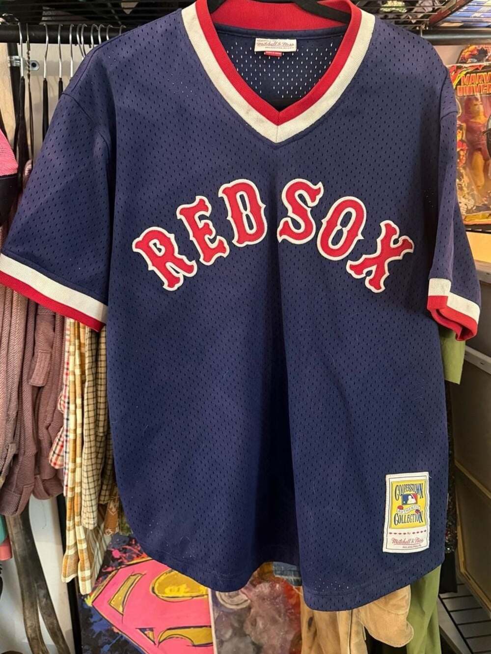 Mitchell & Ness Boston Red Sox Ted Williams #9 Cooperstown Collection Mesh Jerse